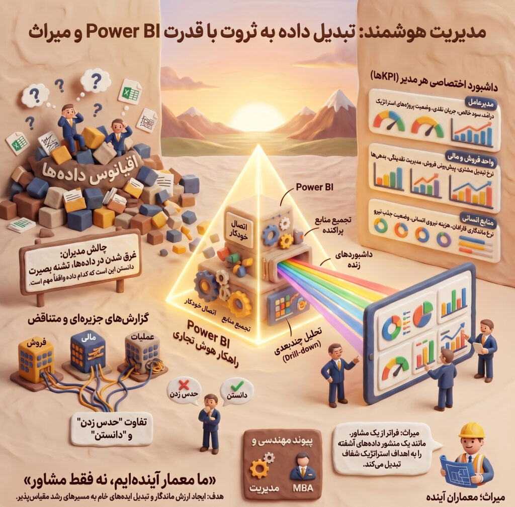 چرا Power BI به یکی از مهم‌ترین ابزارهای مدیریتی تبدیل شده است؟